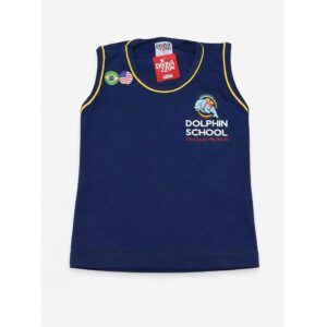 Camiseta Regata Azul Marinho Dolphin School